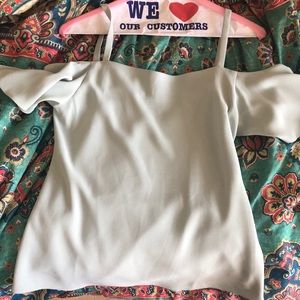 💫Ann Taylor Mint Green off the shoulder top💫